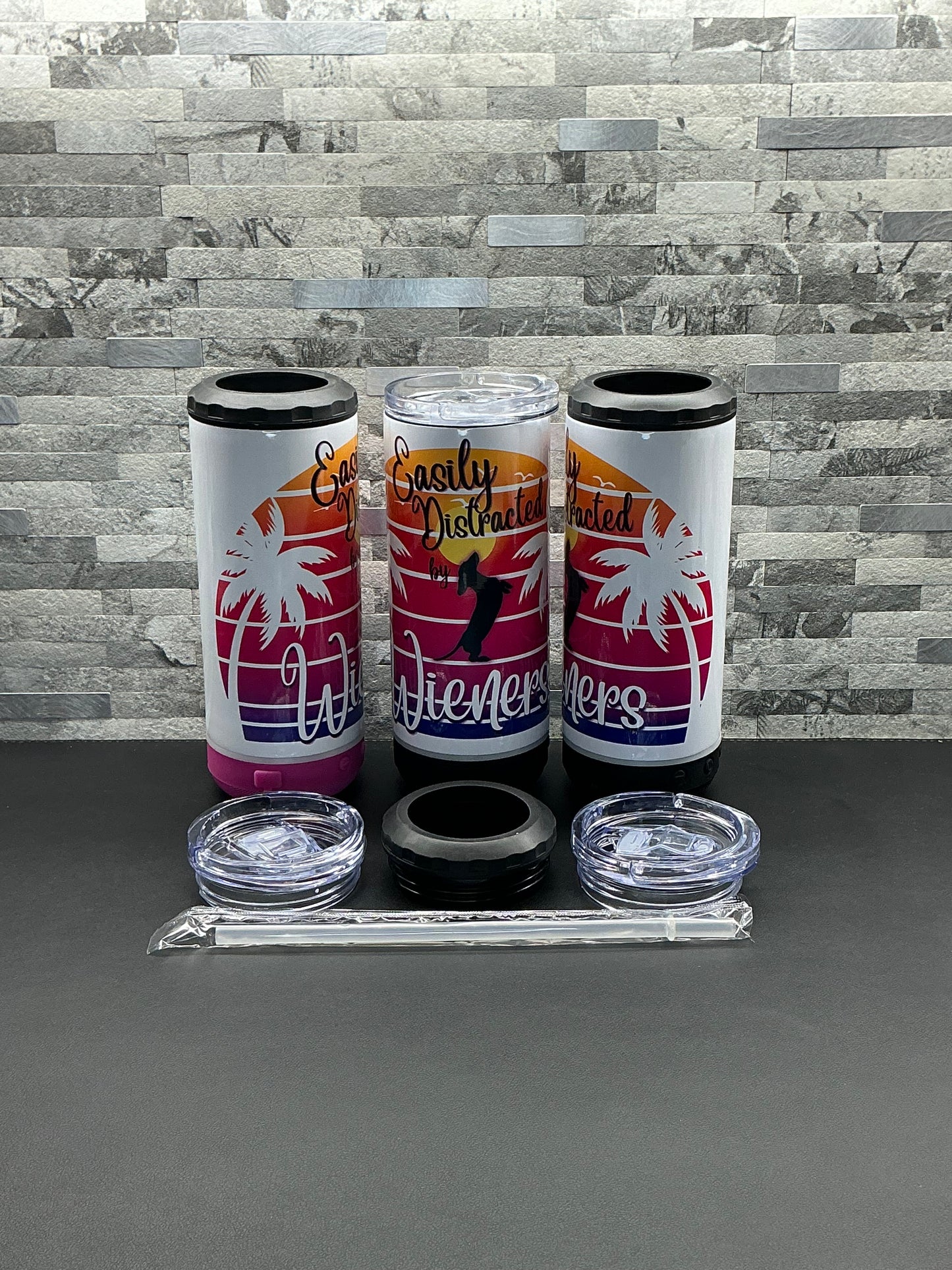 4-1 Bluetooth Speaker Can Cooler Cups