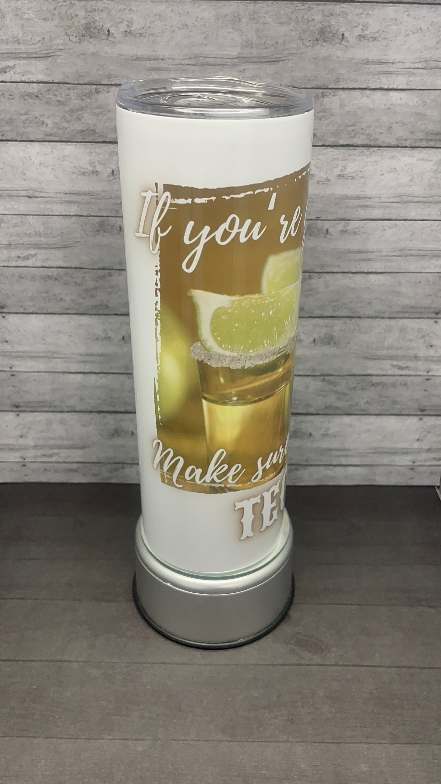 Plain White Tall 20oz Skinnys