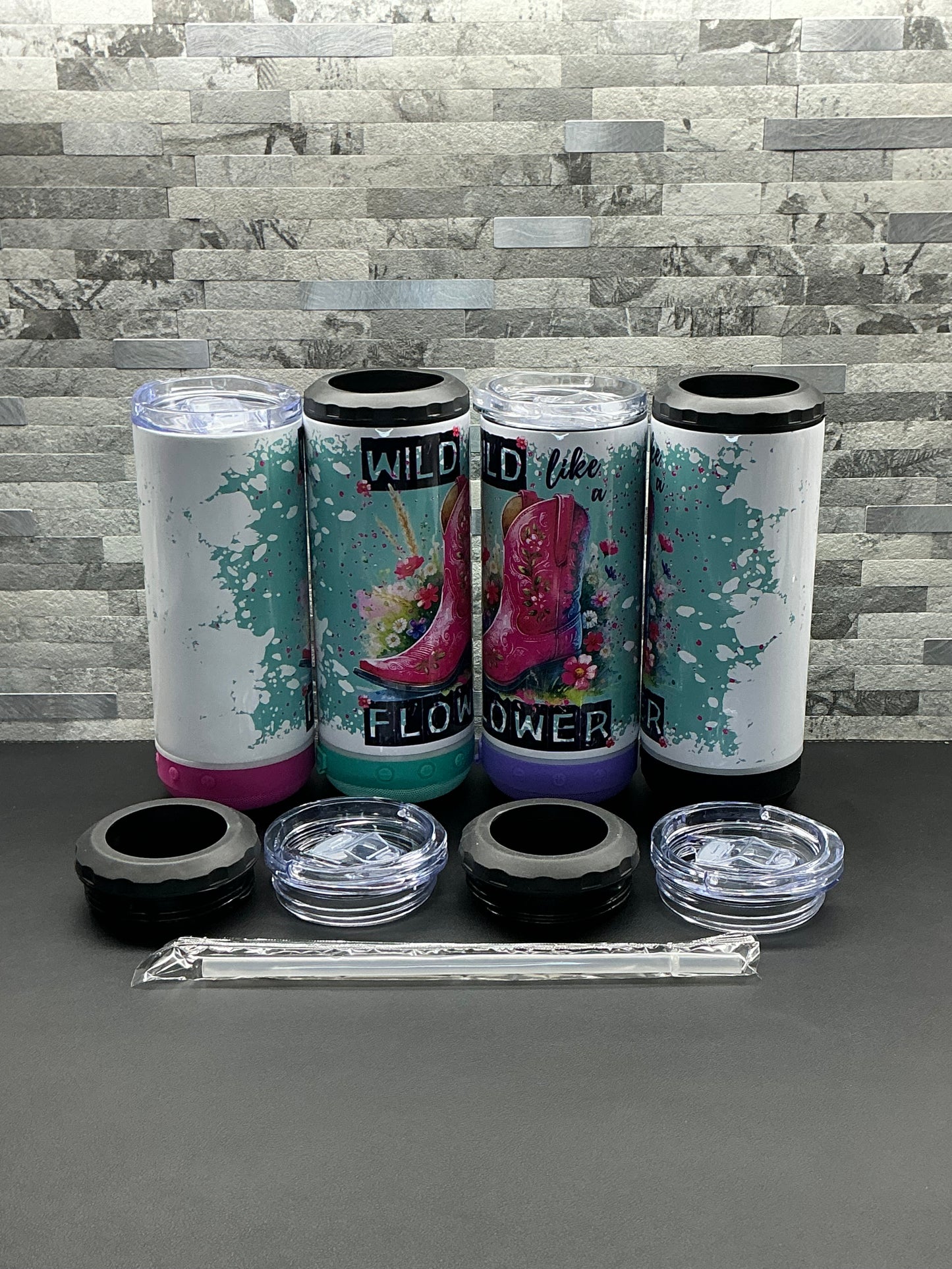 4-1 Bluetooth Speaker Can Cooler Cups