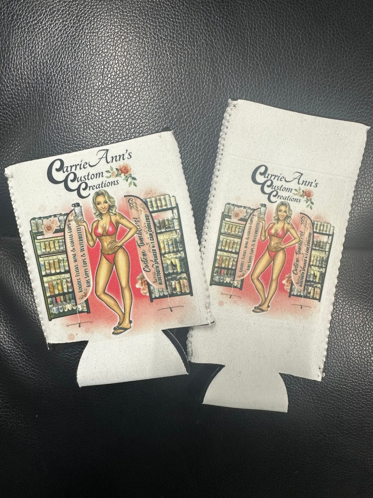 Regular or Tall Skinny Soft Koozies 12oz