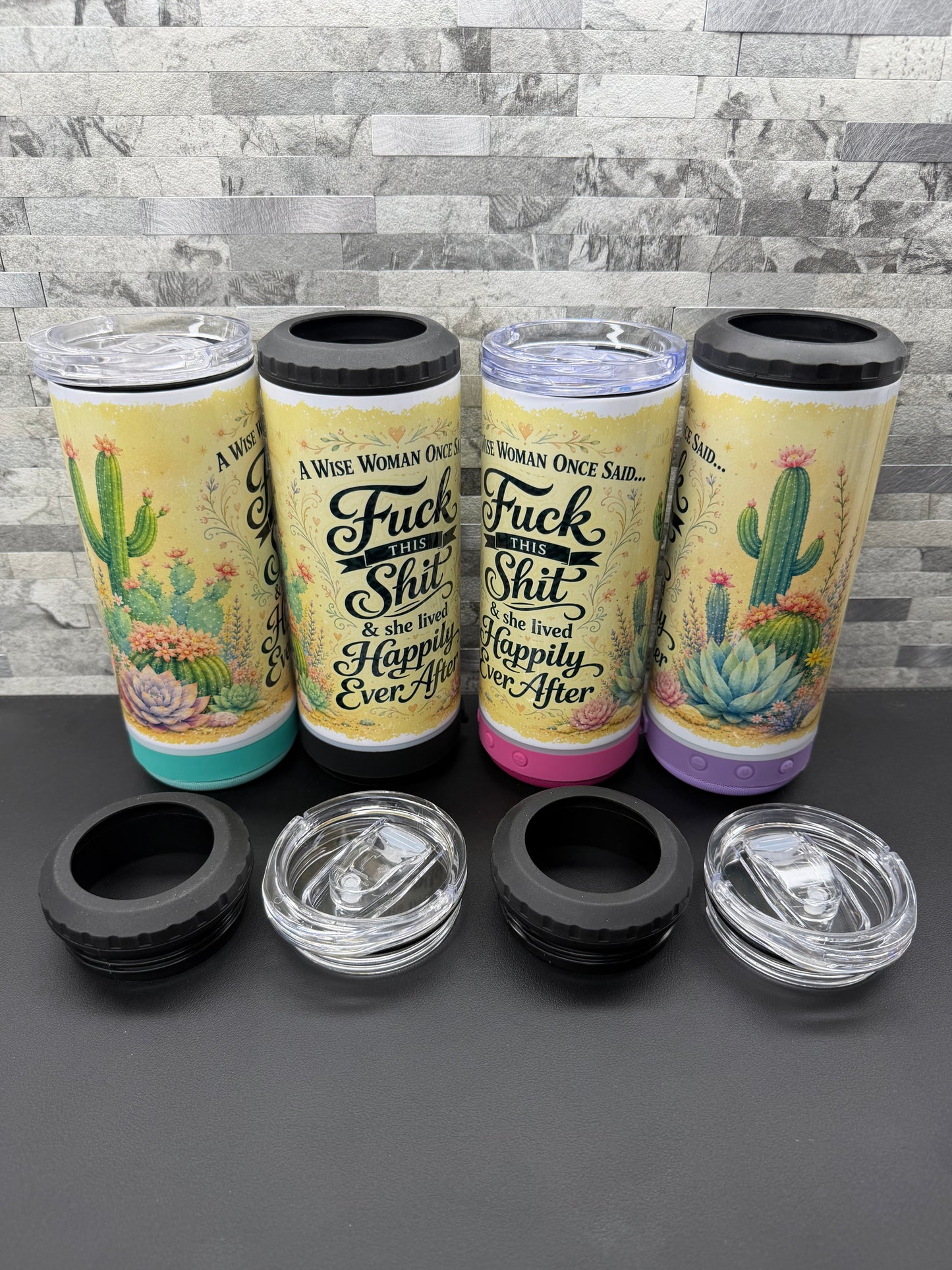 4-1 Bluetooth Speaker Can Cooler Cups