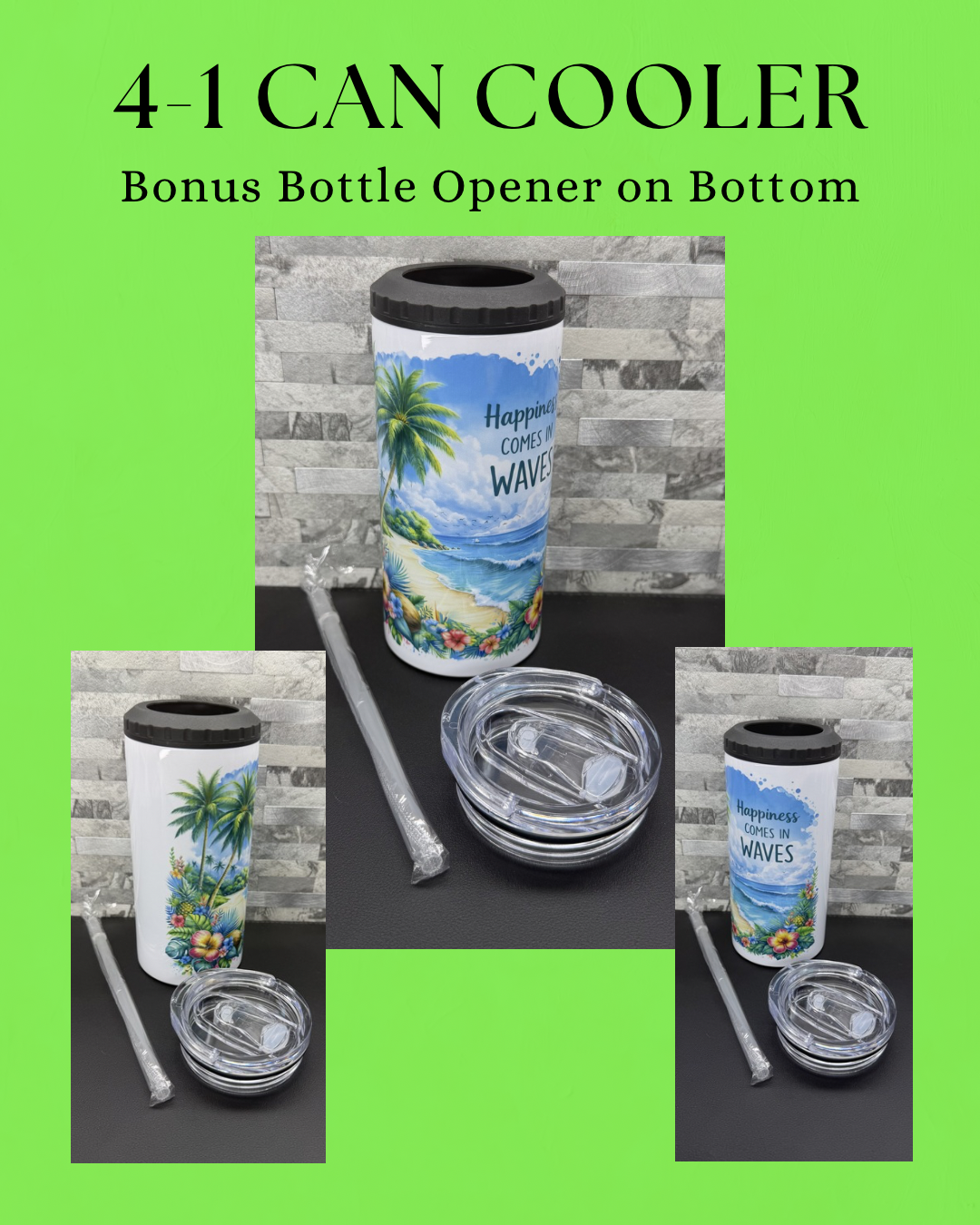 Tall Can Cooler Cups 4-1