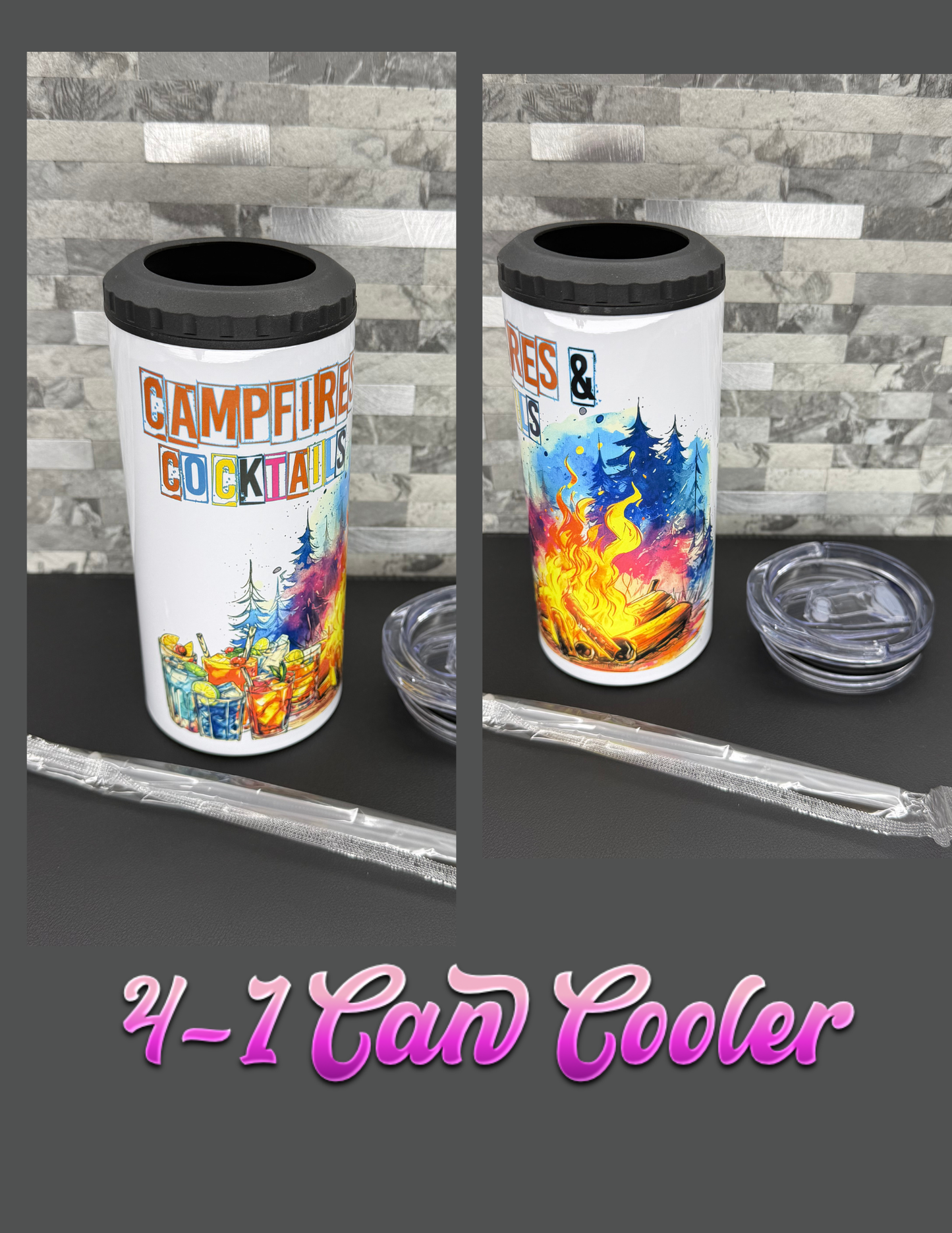 Tall Can Cooler Cups 4-1
