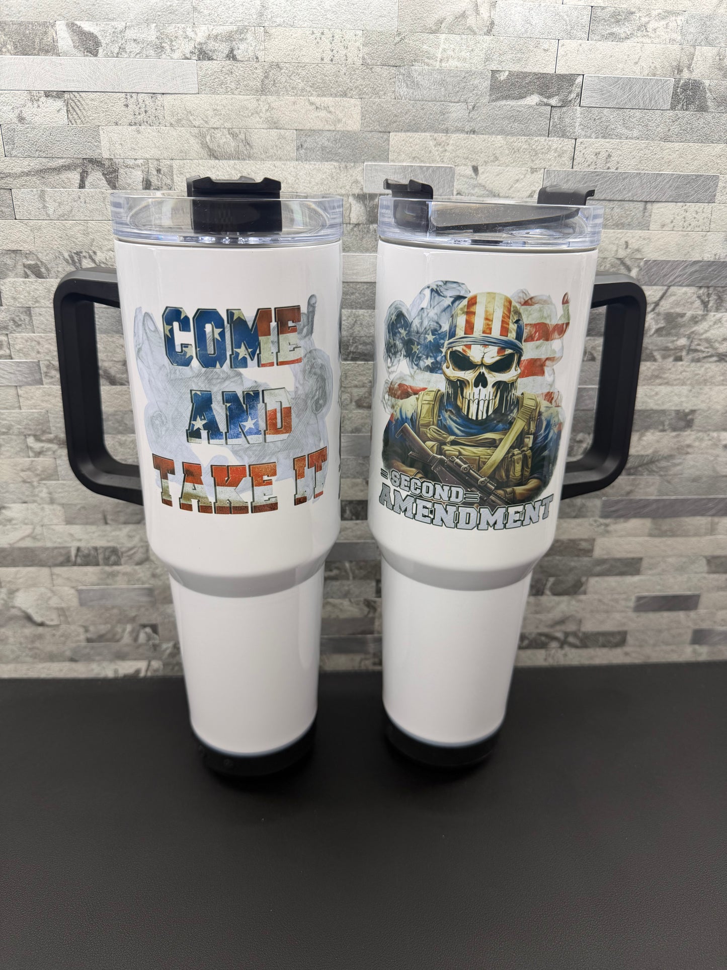 Custom 40oz Bluetooth Speaker Cups with Handle