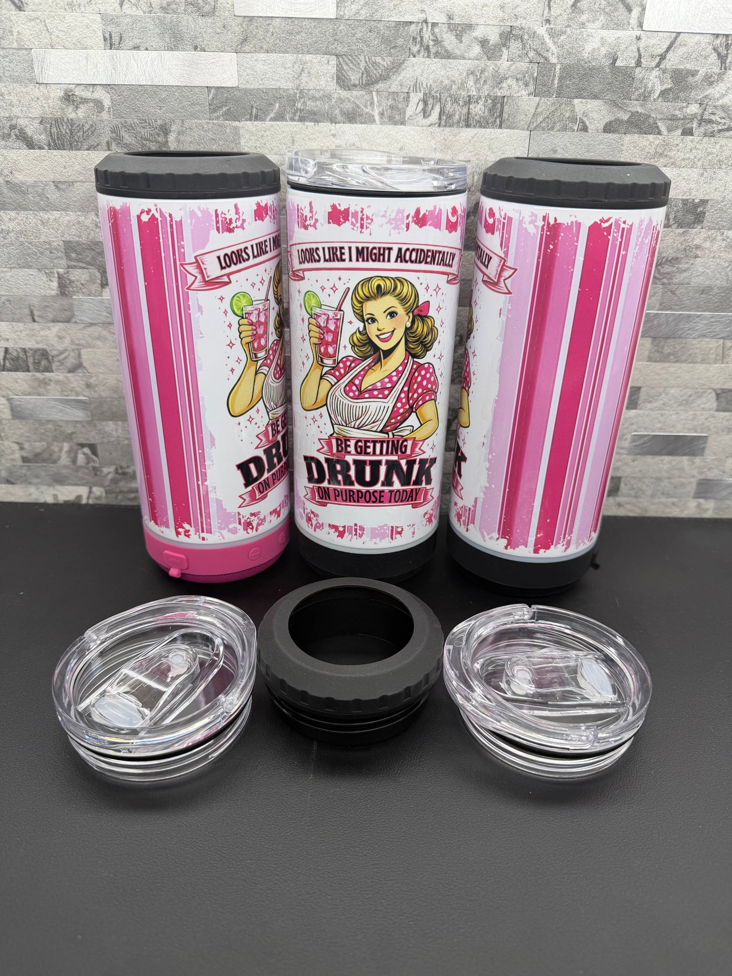 4-1 Bluetooth Speaker Can Cooler Cups
