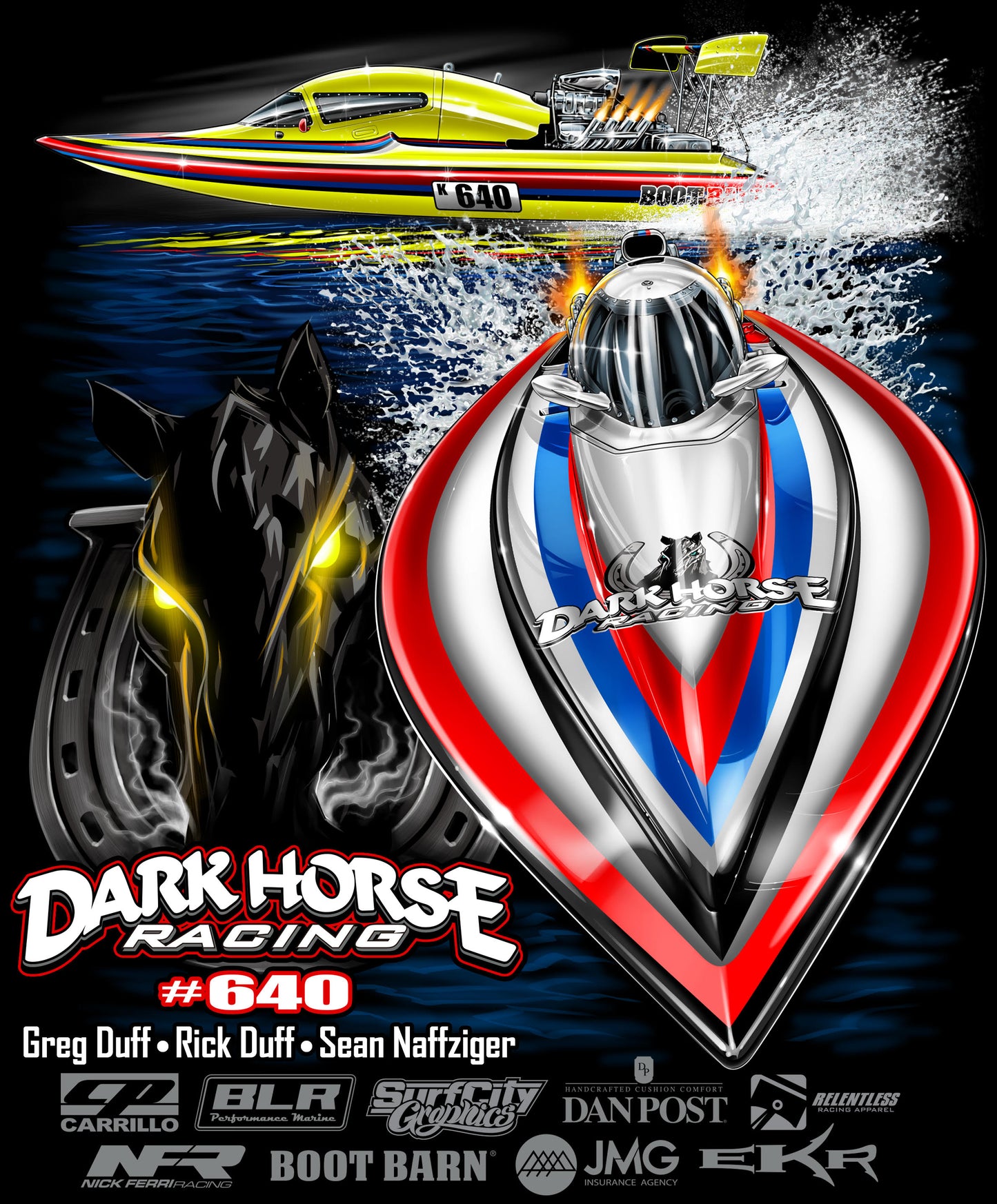 Dark Horse Racing T-Shirts