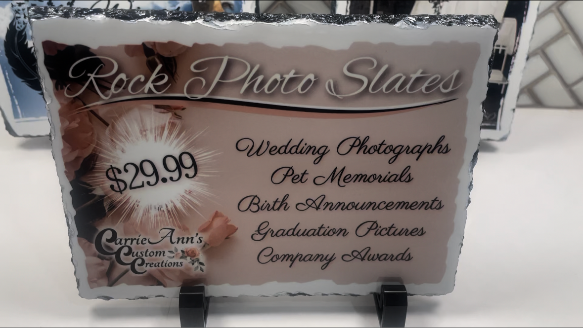 Custom Rock Photo Slates