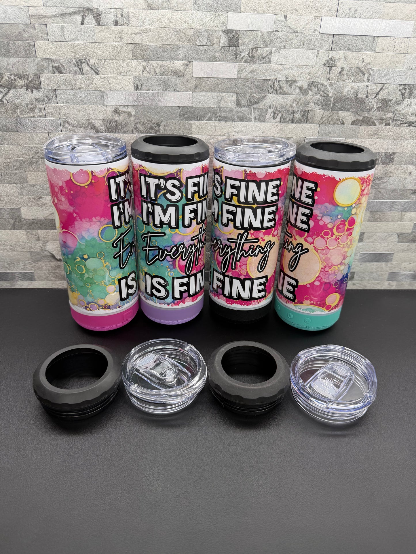 4-1 Bluetooth Speaker Can Cooler Cups