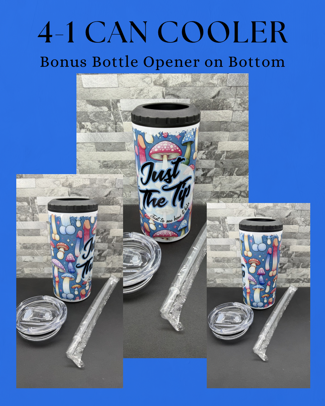 Tall Can Cooler Cups 4-1