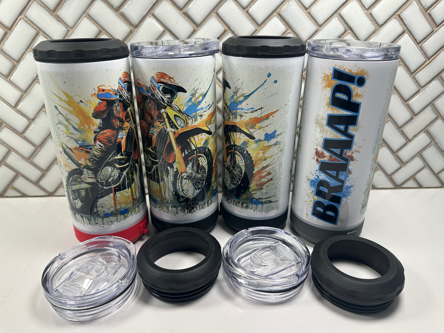 4-1 Bluetooth Speaker Can Cooler Cups