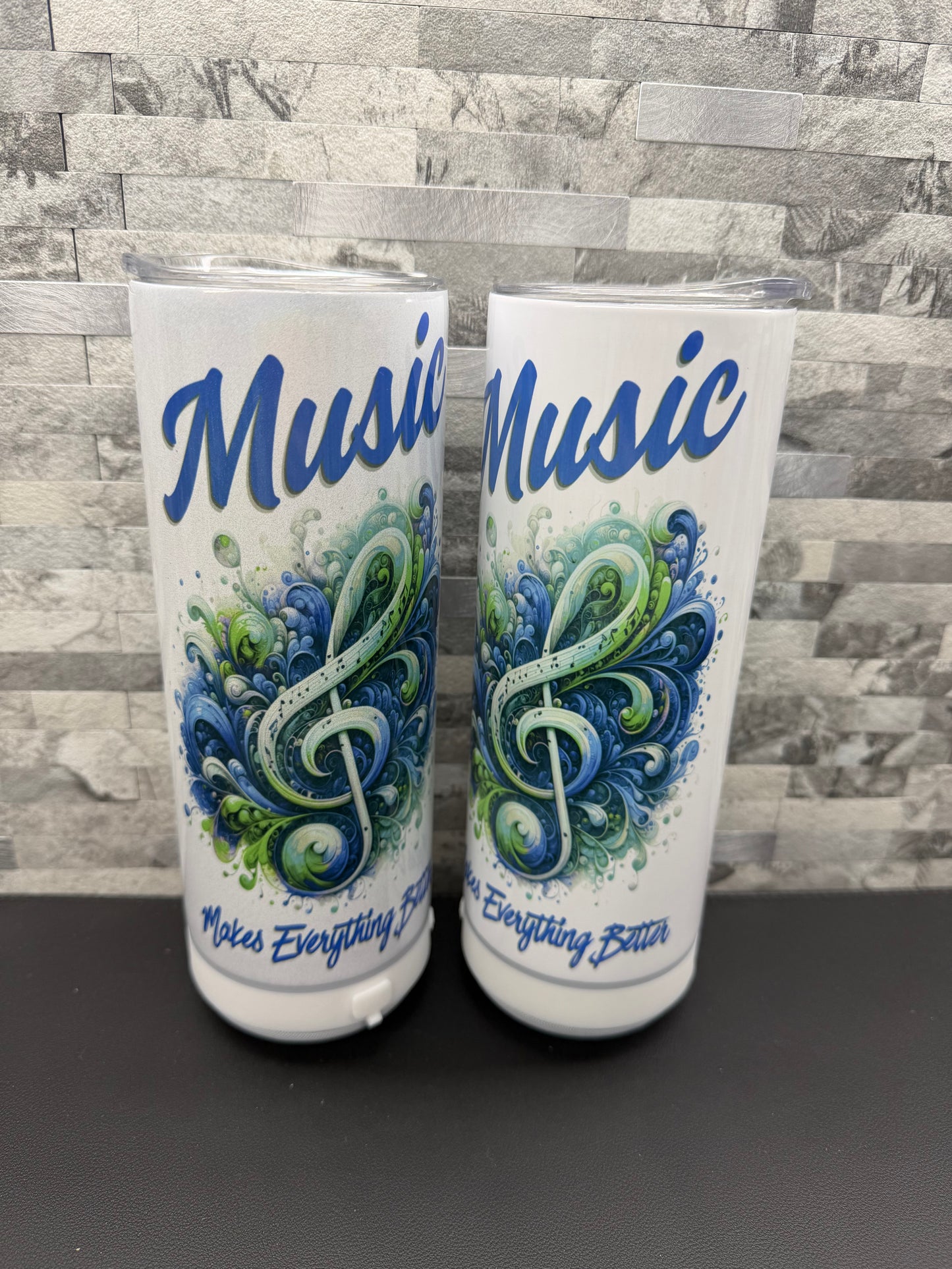 Bluetooth Speaker Tumblers 20oz Skinnys