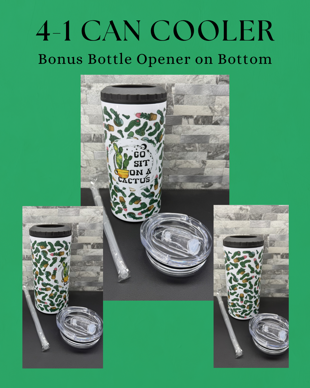 Tall Can Cooler Cups 4-1