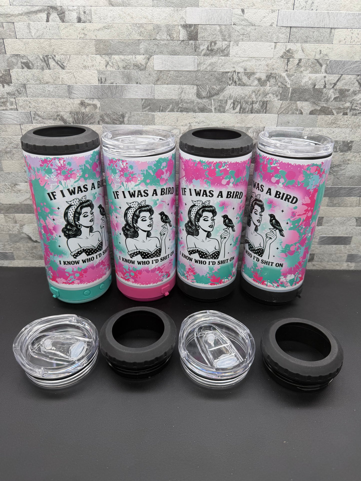 4-1 Bluetooth Speaker Can Cooler Cups