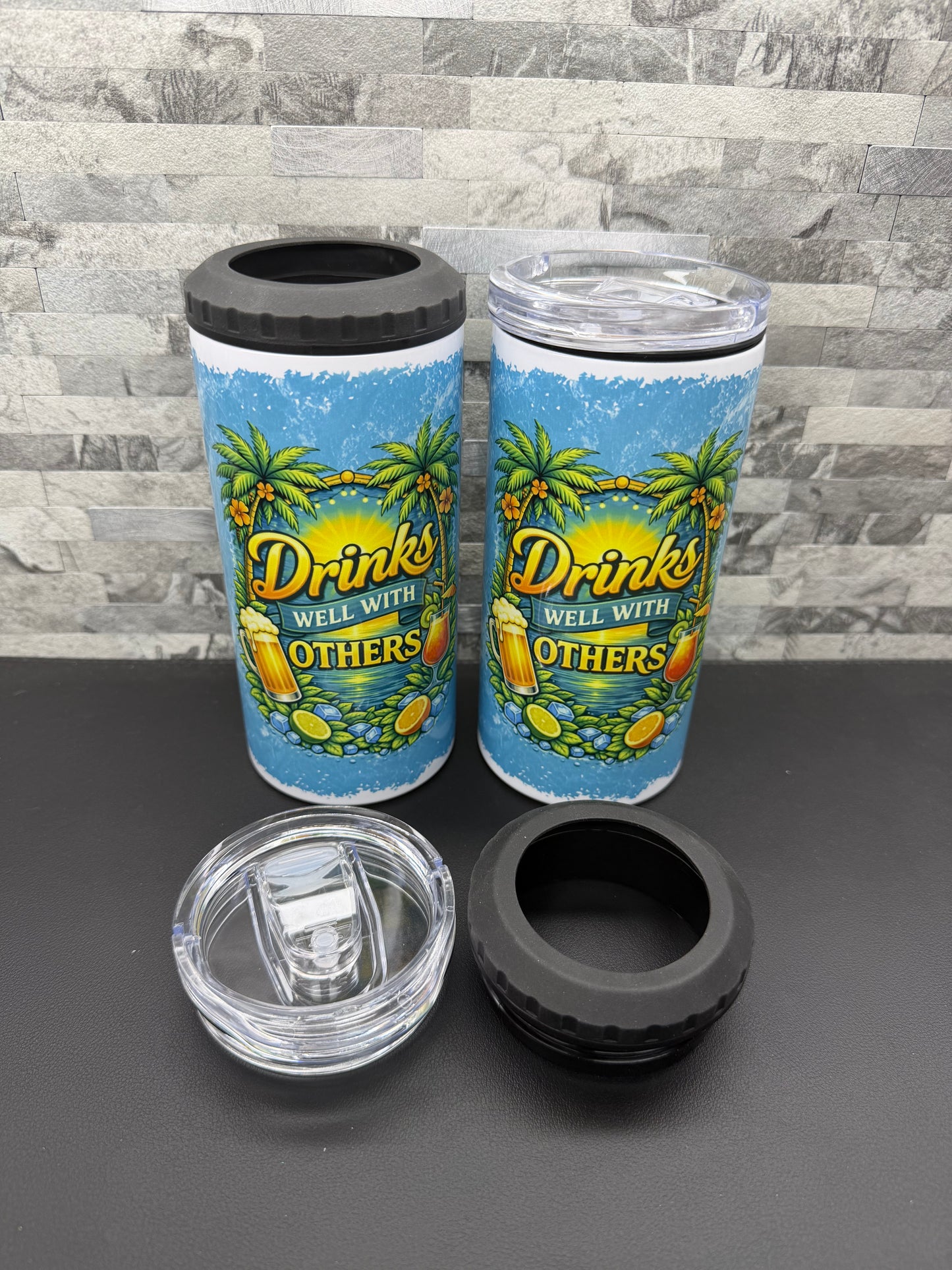 Tall Can Cooler Cups 4-1